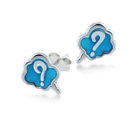 Kids Stud Earring Question Mark STE-357s